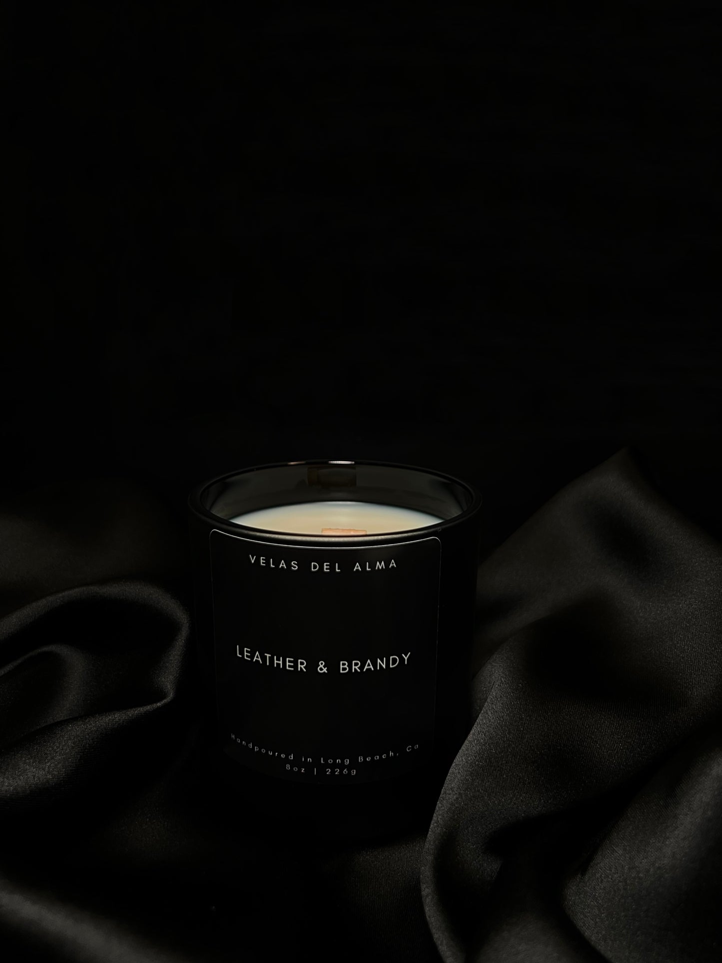 LEATHER & BRANDY 8oz Candle